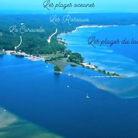 Blanches , Bâtiment Secondaire La Caravelle, Vue Jardin Biscarrosse-Plage